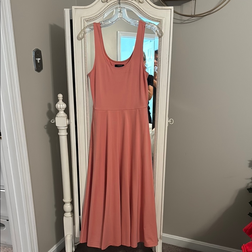 Elegant Coral Dress
